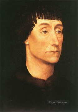 Rogier van der Weyden Painting - Portrait of a Man 1455 Netherlandish painter Rogier van der Weyden